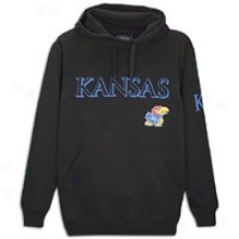 Kansas Team Edition College Blackout Pullover Hoodie - Mens - Black