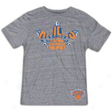 Knicks Adidas Originals Nba Team Trefoil T-shirt - Mens - Dark Grey Heather