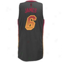 Lebron James Adidas Nba Swingman Jersey - Mens - Black