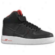 Lebron James Nike Air Force 1 High Premium Le - Mens - Black/black