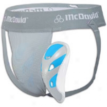 Mcdavid Performance Hexmesh Supporter W Flexcup - Big Kids - Grey