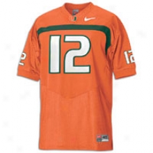 Miami (fla). Nike College Football Authentic Jersey - Mens - Orange