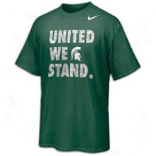 Michigan State Nike College United We Stand T-shirt - Mens - Pine Unripe