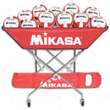 Mikasa Hammock 24 Ball Cart - Scarlet