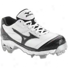 Mizuno 9-sipke Finch 5 Low - Womens - White/black