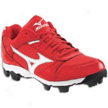 Mizuno 9-spike Immunity 6 Lw - Haughty Kids - Red/white