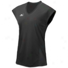 Mizuno Balboa Cap Sleeve Jersey - Womens - White/black