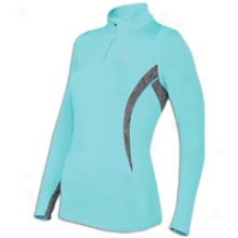 Mizuno Blaze Warmer Top - Womens - Ceramic/charcoal