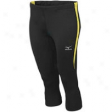 Mizuno Exodus 3/4 Tight - Womens - Black/lemon