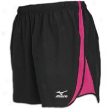 Mizuno Mustang Short - Womens - Black/fuchsia Purple