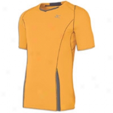 Mizuno Rider T-shirt - Mens - Sun Orange/charcoal