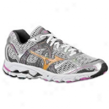 Mizuno Wave Alchemy 11 - Womens - White/super Pink/artisans Gold