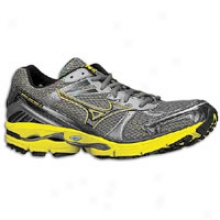 Mizuno Undulate Inspire 8 - Mens - Pewter/anthrzcite/cyber Yellow