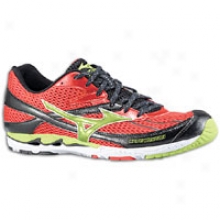 Mizuno Wave Musha 3 - Mens - Chinese Red/lime Green/anthracite