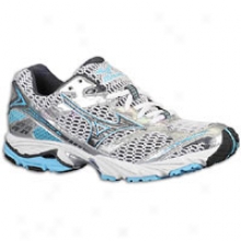 Mizuno Wave Nsxus 6 - Womens - White/anthracite/aquarius