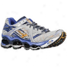 Mizuno Wave Prophecy - Mens - Silver/indigo Blue/sun Orange