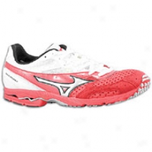 MizunoW ave Ronin 4 - Womes - Spicy Red/white/silver