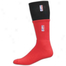 Nba League Gear For Bare Feet Double Team Sock - Mens - Black/university Red