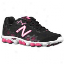 New Balance 3090 - Womens - Jet Black/hi-viz Pink/white