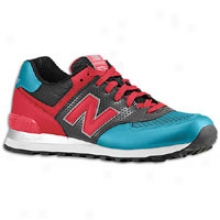 New Balance 574 Reflective Pack - Mens - Red/peacock Blue