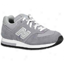 New Balance 574 Suede - Little Kids - Grey/silver