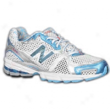 New Balance 880 - Womens - White/blue Coral