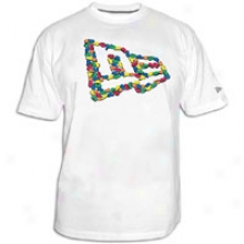 New Era Cap Flag S/s T-shirt - Mens - White