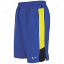 Nike 11" Stretch Phenom Woven Short - Mens - Old Royal/electrolime/black/reflectjve Silver