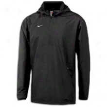 Nike 1/4 Zip Hoodiw Jacket - Mens - Black/white