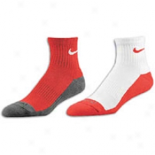 Nike 2pk Elite Essentials Bb Hi-qtrr Sock - Mens - Varsity Red/white