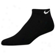 Nike 3 Pk Moisturw Mgmt Lo Cut-sz 12-15 - Mens - Black/white
