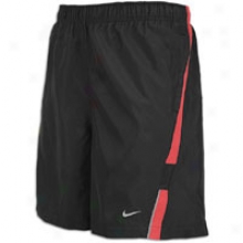 Nike 7" Essential Short - Mens - Black/university Red/reflective Silver