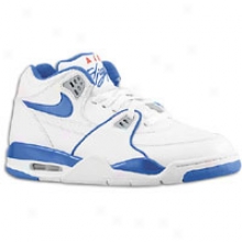 Nike Air Flight 89 - Mens - White/wolf Grey/varsity Red/dark Royal Blue