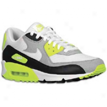 Nike Air Max 90 - Mens - Black/medium Grey/volt/white