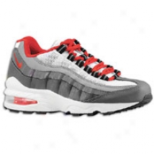 Nike Air Max 95 - Big Kids - Dark Grey/gym Red/white/cool Grey