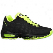 Njke Air Max 95 - Mens - Black/white/volt