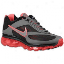 Nike Air Max Ultra - Womens - Dark Grey/black/metallic Silver/solar Red