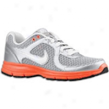 Nike Air Reentless - Womens - Metallic Silver/bright Mango/white