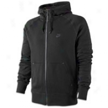 Nike Aw77 Dwr Full Zip Hoodie - Mens - Black/anthracite