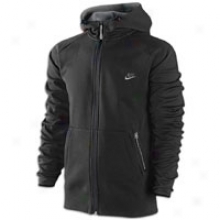 Nike Aw77 Tech Fleece Full Zip Hoodie - Mens - Black/anthracite