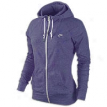 Nike Aw77 Time Out Full Zip Hoodie - Womens - New Orchid Heather