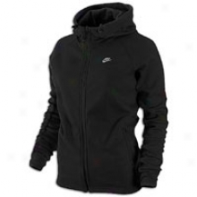 Nike Back-up Full Zip Hoodie - Womens - Black