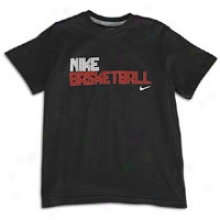 Nike Basketball T-shirt - Big Kids - Black