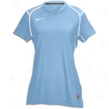 Nike Brasilia Ii Jersey - Womens - Blue-light Blue/white