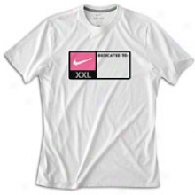 Nike Care Dedicated Jock T-shirt - Mens - White/pink