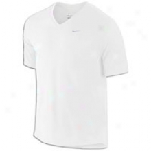 Nike Challenger V-neck T-sni5t - Mens - White/reflective Silver