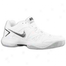 Nike City Court Vii - Mens - White/neutral Grey/metallic Silver/black