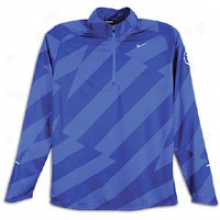 Nike Element Jacq 1/2 Zip Jkt - Mens - Drenched Blue/reflective Silver