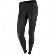 Nike Elemen5 Warm Tight - Womens - Black/matte Silver