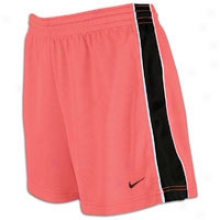 Nike Elite Iii Short - Womens - Solar Red/white